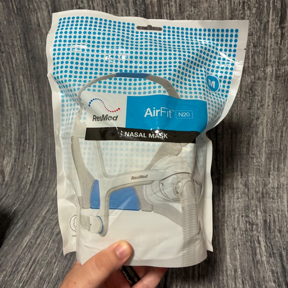 New Sealed Air Fit N20 63501 MEDIUM Cushion Frame System Headgear magnetic clip